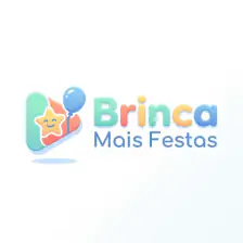 Logo Brinca Mais Festas